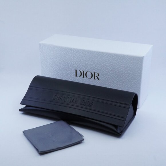 🕶️ New Dior DIORFILDIOR M1U B0A4 Sunglasses - Gold Frame, Silver Mirror Lenses - Picture 11 of 11
